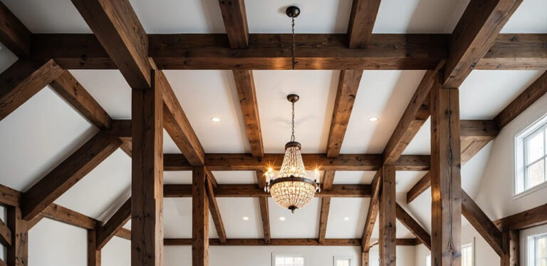 Comment habiller un plafond entre des poutres apparentes ?